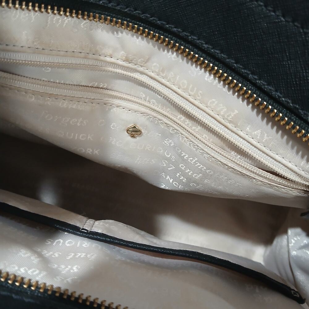 Kate Spade Handbag New York Cameron Street Shell Staci Straw Medium Tote Raffia - Picture 12 of 16